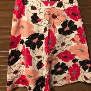 Wild flower print skirt
